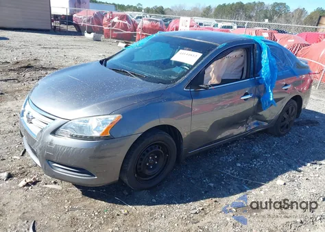 2015 Nissan Sentra S z USA, uszkodzony, nr VIN 3N1AB7AP3FY325083
